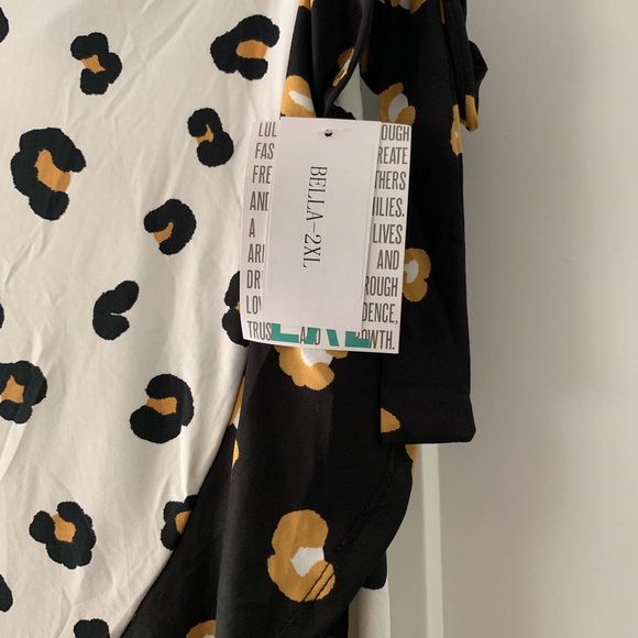 NWT Lularoe Bella Wrap Skirt 2xl Animal Print - Picture 2 of 3